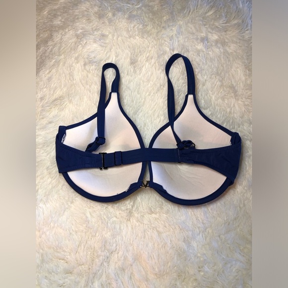 VENUS Blue Bikini Top with Molded Cups and Adjustable Straps DD NWOT - Picture 10 of 12